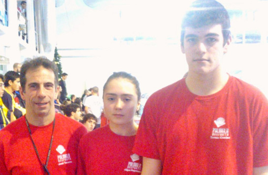 Filipa Raposeiro e Tomás Coxixo competiram no Torneio Zonal de Juvenis em Leiria